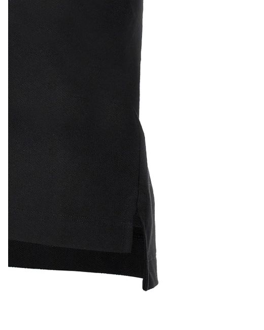 Moncler Polotop Met Logopatch in het Black