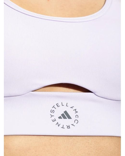 Adidas By Stella McCartney Purple Brassière De Yoga Truestrength