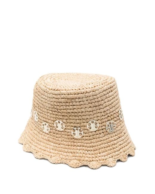 Rabanne Natural Autres Bucket Hat