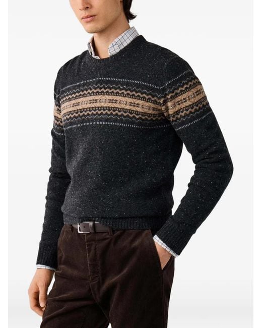 Hackett Pullover Mit Rundhalsausschnitt in Black für Herren