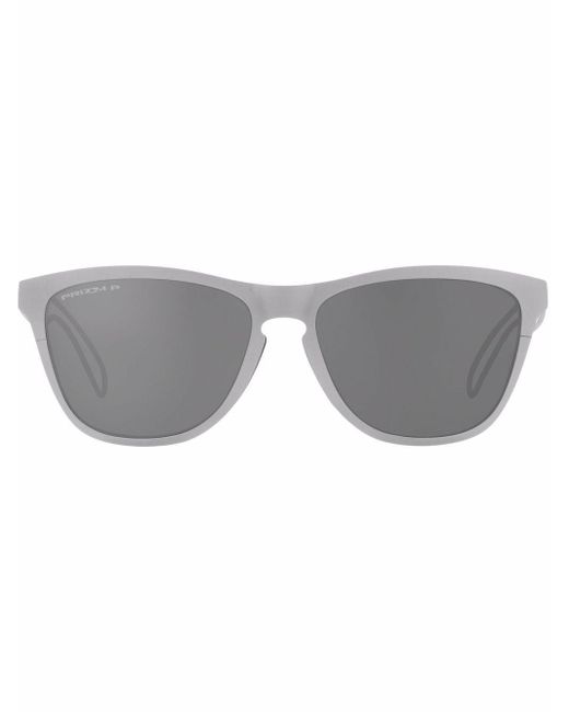 Oakley Gray Frogskins Titanium Sunglasses for men