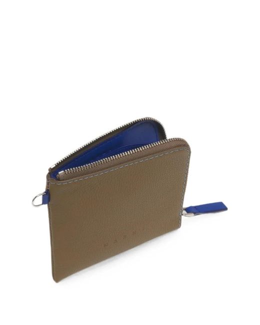 Marni Natural Grained Leather Wallet for men