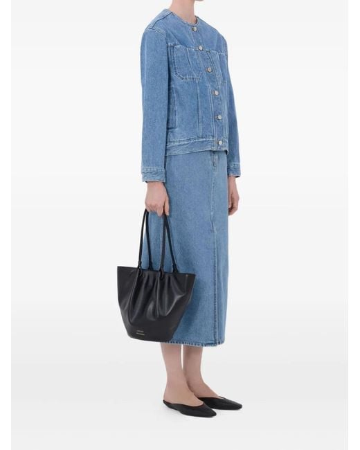 Loulou de Saison Blue Rima Patch-Pocket Jacket