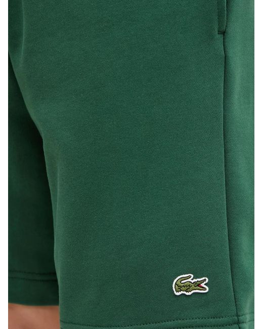 Short À Patch Logo Lacoste pour homme en coloris Green