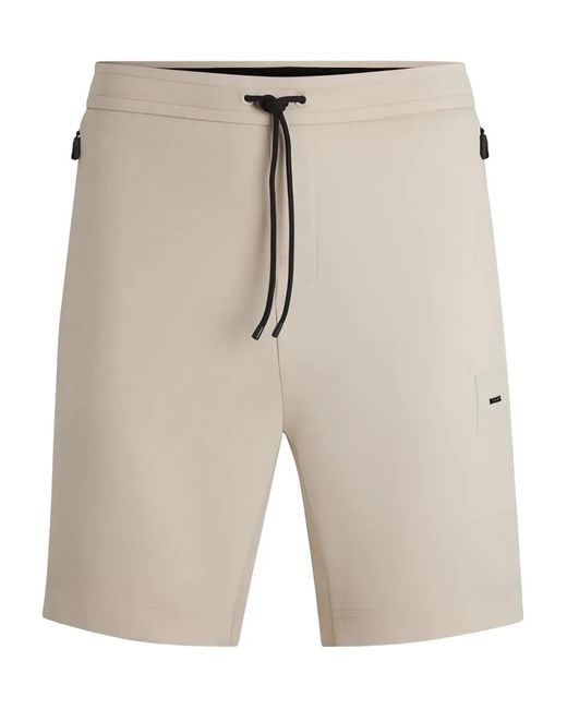 Boss Natural Headlo Track Shorts for men