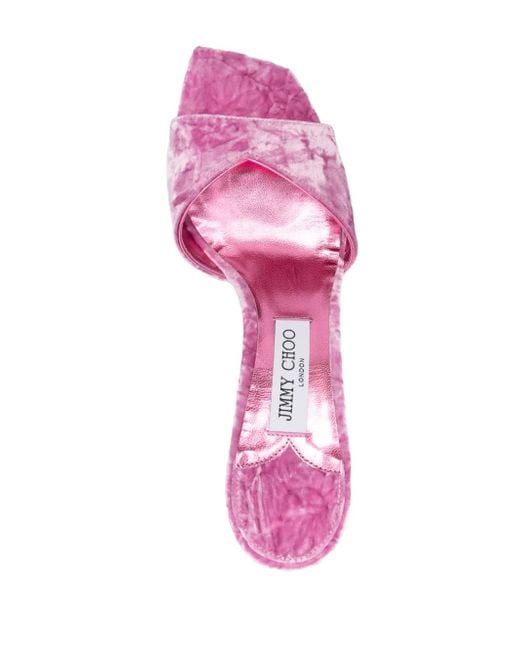 Jimmy Choo Pink Skye Sandalen 70mm