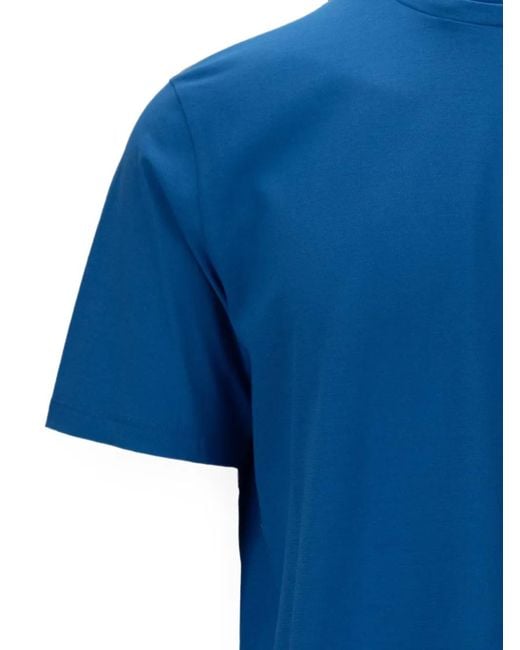 Herno Blue Crew-Neck T-Shirt for men