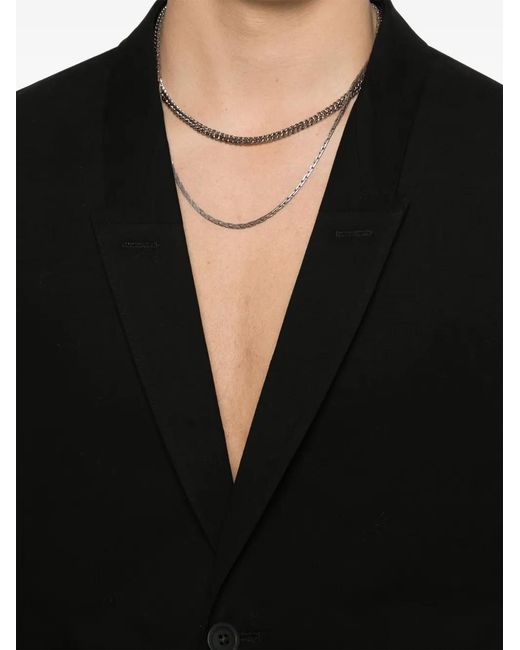 Rick Owens Black Lido Poplin Blazer for men