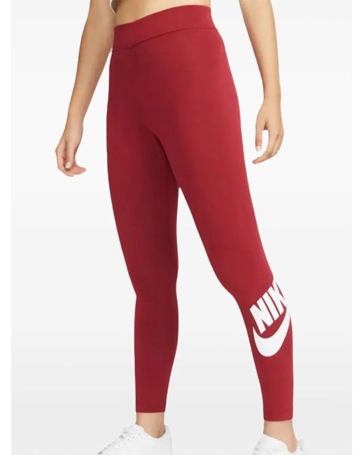 Nike ハイウエスト "red" レギンス