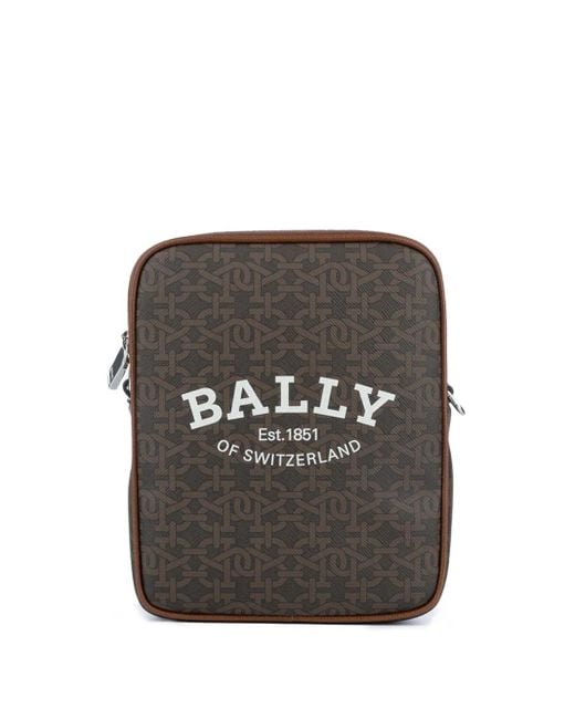 Bally Black Leather Clutch Bag for men