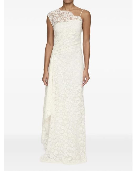 A.L.C. White Gia Lace Asymmetric Dress