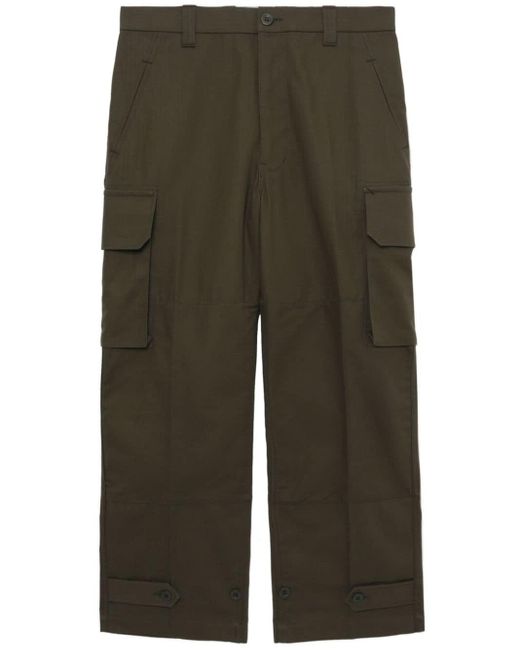 Pantalones rectos tipo cargo Comme des Garçons de hombre de color Green
