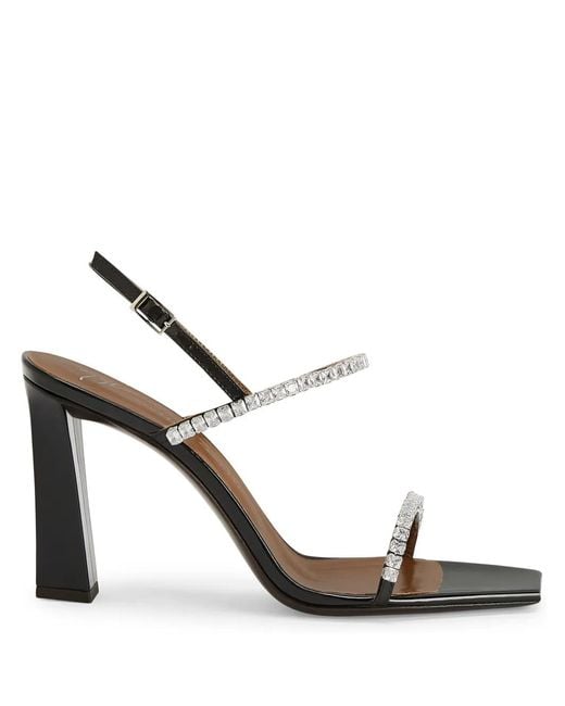 Giuseppe Zanotti White 105Mm Valentiine Sandals