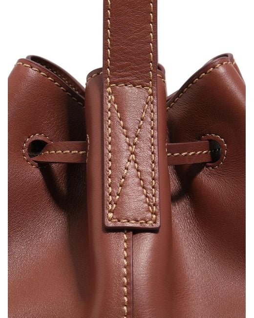 Bimba Y Lola Brown Carlino Large Bucket Bag