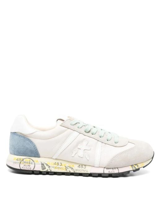 Premiata White Lucyd 7019 Sneakers