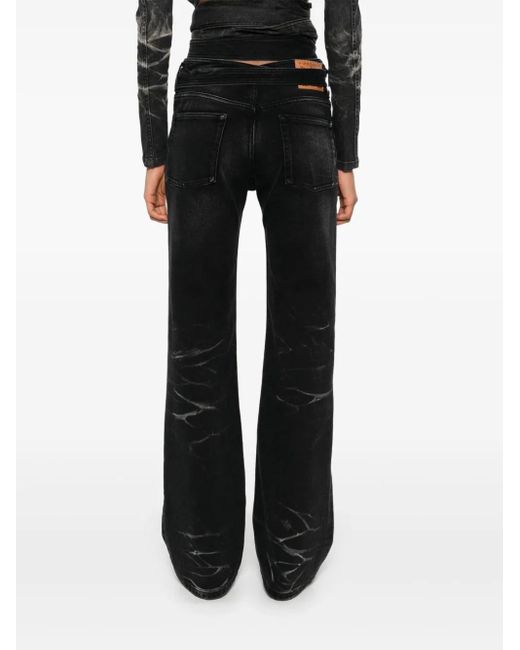 Y. Project Black Wrap Belt Jeans