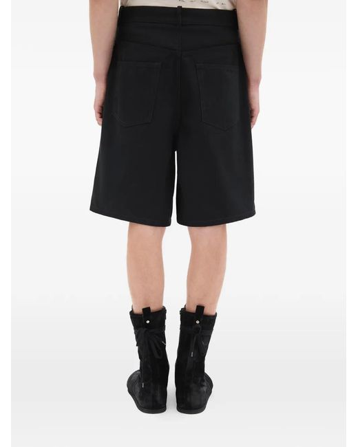 Ann Demeulemeester Black Shorts for men