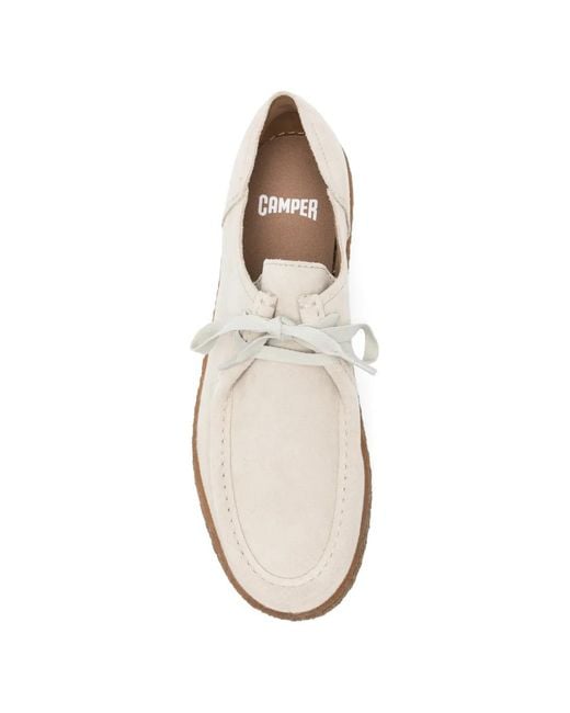 Camper White Peu Terreno Derby Shoes for men