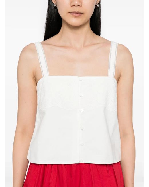 Posse White Beryl Cami Top