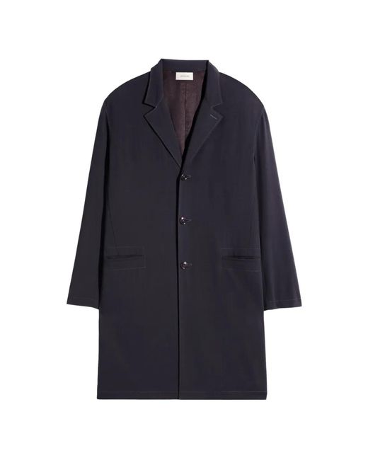 Lemaire Blue Single-Breasted Coat for men