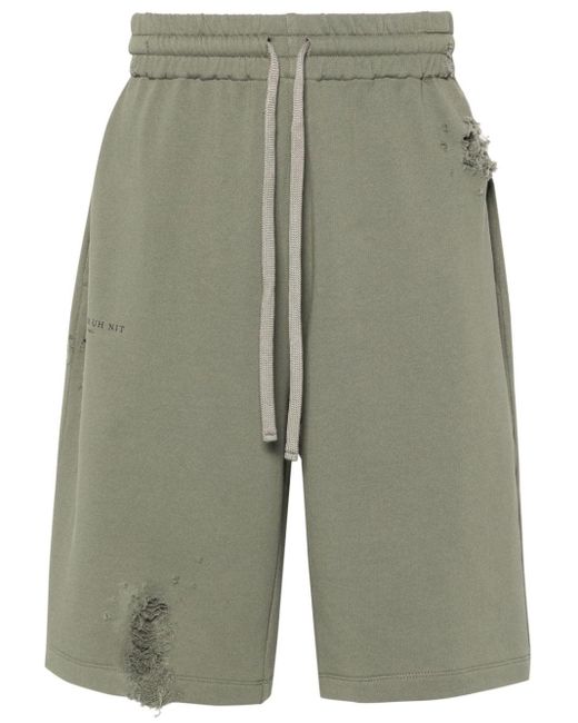 Ih Nom Uh Nit Shorts im Distressed-Look in Green für Herren