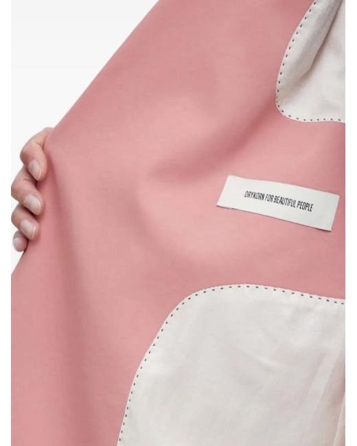 Drykorn Pink Open-Front Blazer