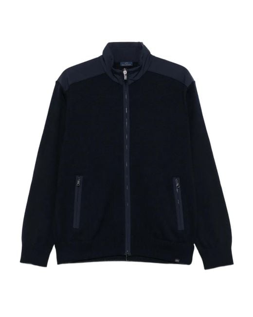 Paul & Shark Blue Zip-Front Jacket for men