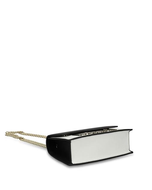 Bolso mini con letras del logo Just Cavalli de color Black