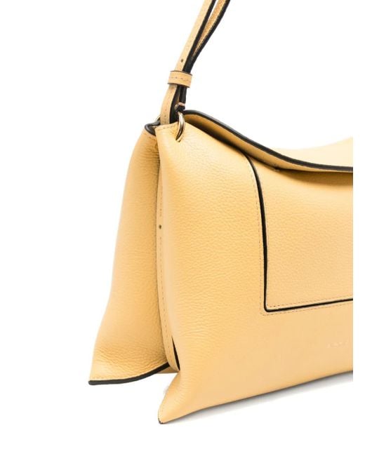 Wandler Metallic Penelope Slouch Schultertasche mit Logo-Detail