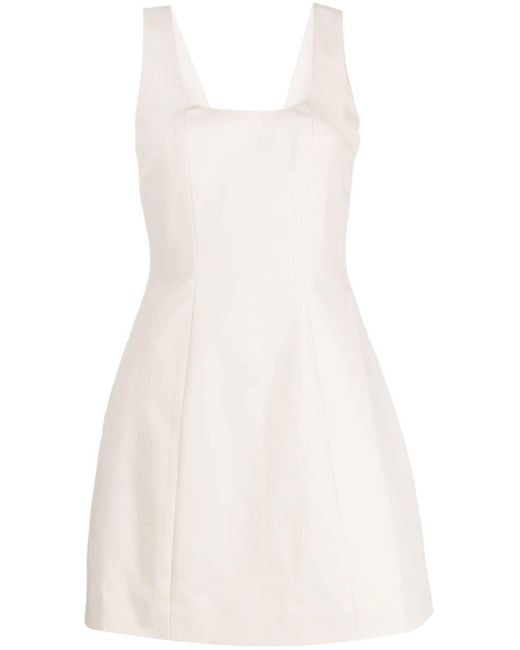 Anna Quan Riona Flared Mini Dress in White | Lyst