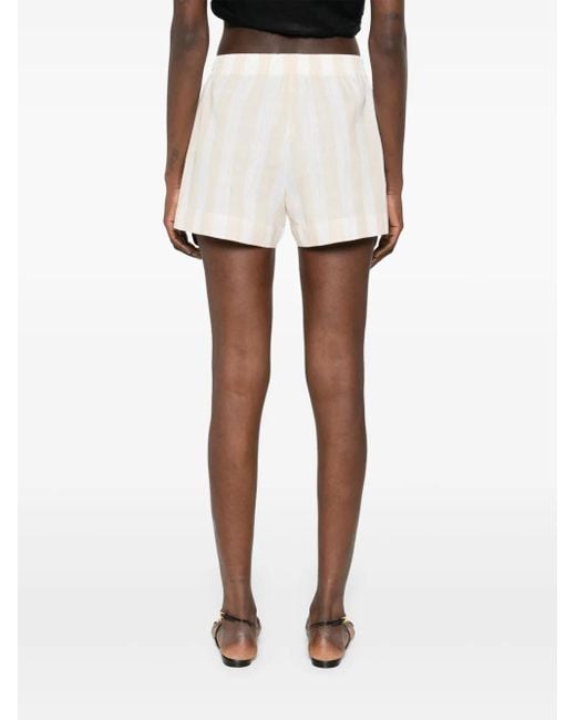 Mc2 Saint Barth White Meave Shorts