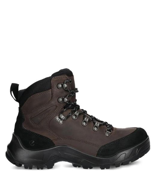 Ecco Black Offroad Lace-Up Boots for men