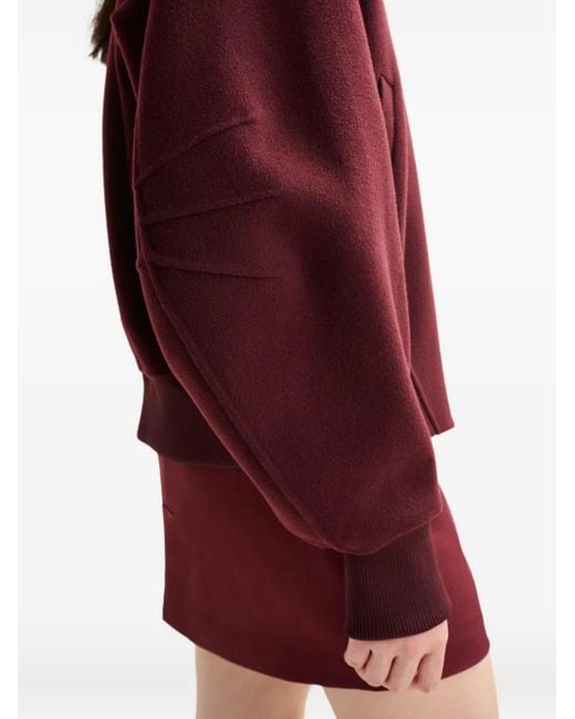 Essentiel Antwerp Red Jacke mit Ballonärmeln