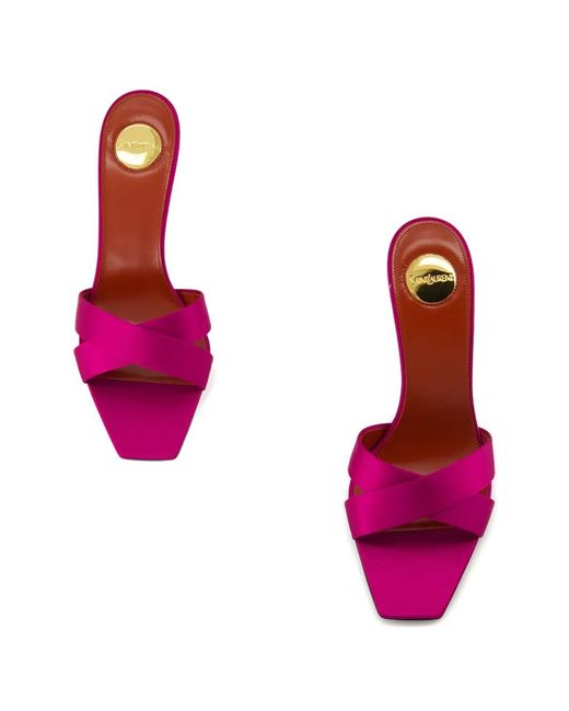 Saint Laurent Pink Opyum Sandals