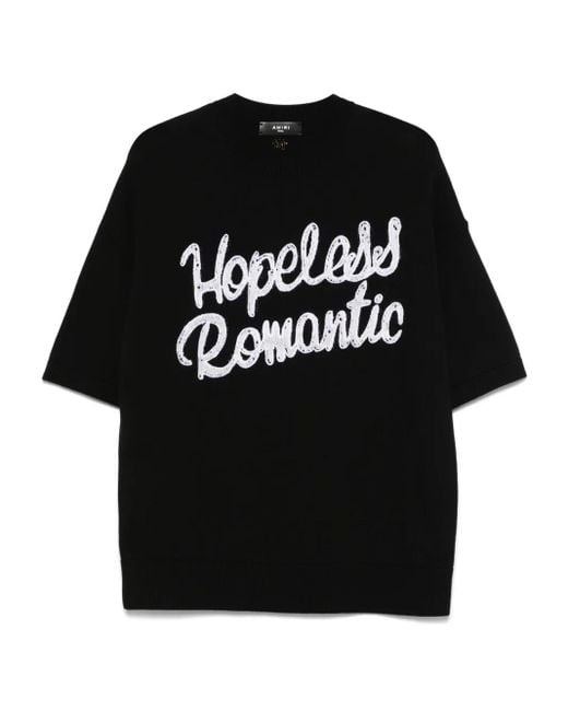 メンズ Amiri Hopeless Romantic Tシャツ ブラック | Lyst