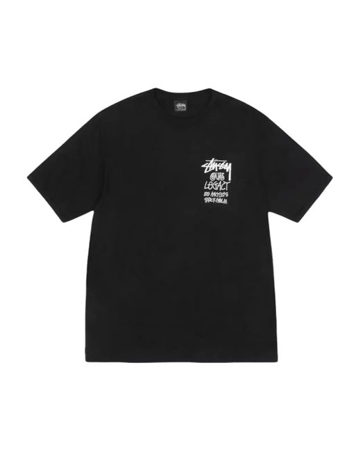 Stussy Black X Our Legacy 8 Ball Ying Yang Pigment-Dyed T-Shirt for men