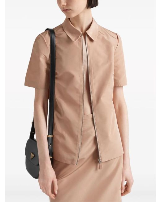 Prada Natural Faille Shirt