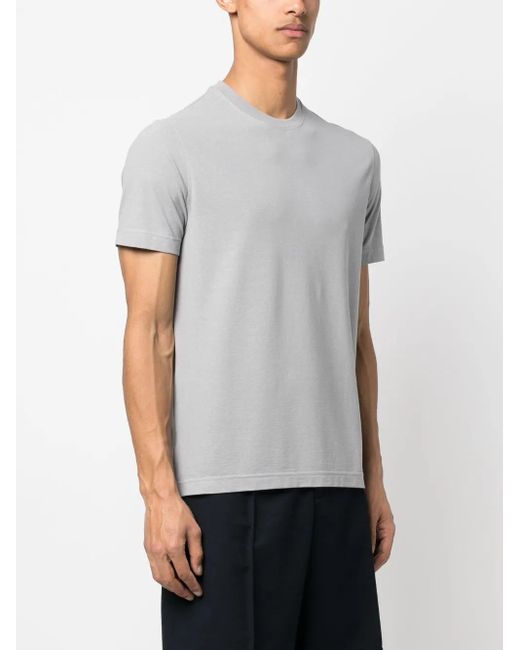 Zanone White Ice Cotton T-Shirt