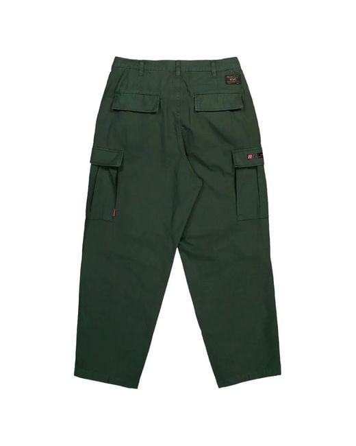 (w)taps Green Ripstop Pocket Trousers for men