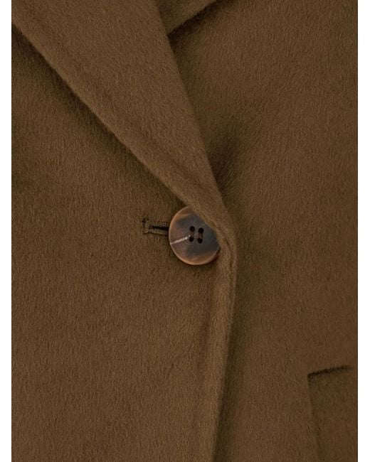 The Dynamis Studio Natural Double-Breasted Wool Coat