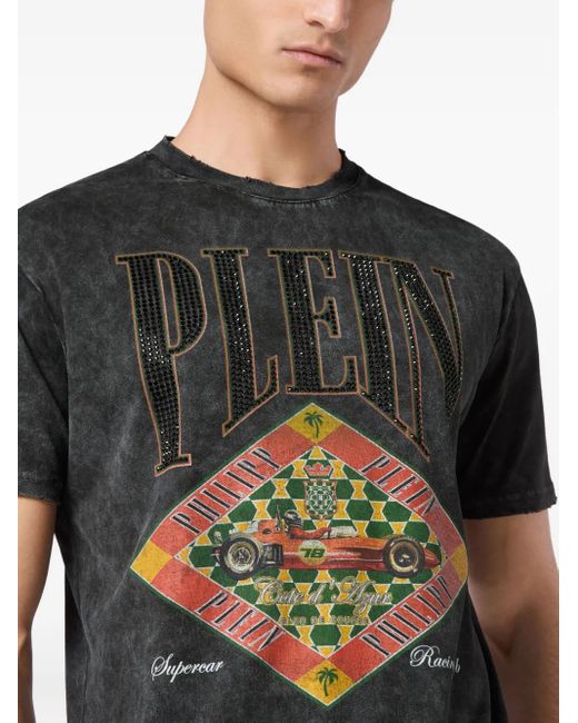 Philipp Plein Black Cote D'Azur T-Shirt for men