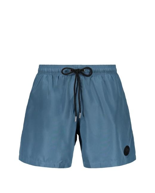 Philipp Plein Blue Short De Bain À Lien De Resserrage for men
