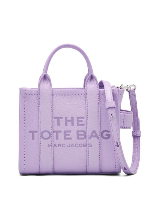 Marc Jacobs Purple The Leather Crossbody Tote Tasche