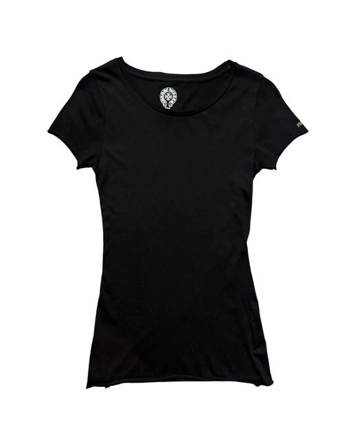 Chrome Hearts Black Scroll Logo T-Shirt