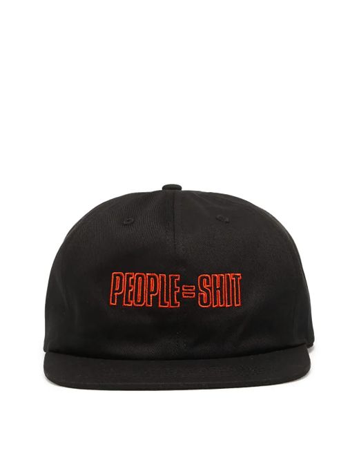 Pleasures Embroidered Cap Black