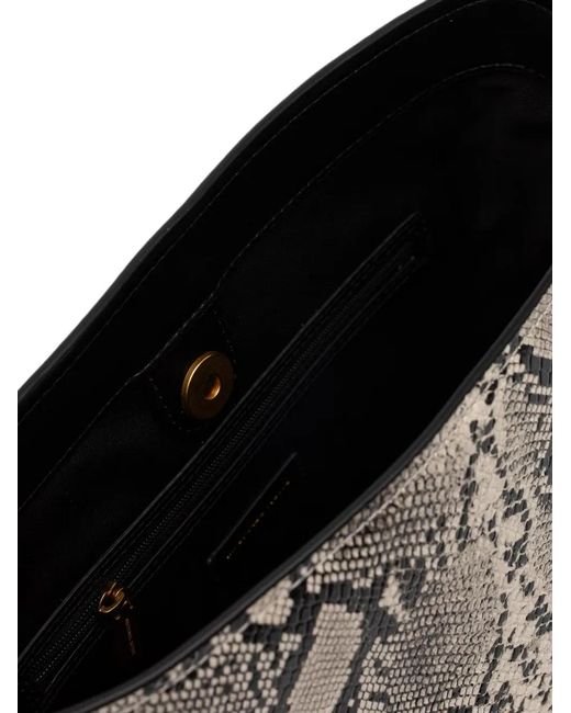 MICHAEL Michael Kors White Snake-Effect Chain-Detail Shoulder Bag