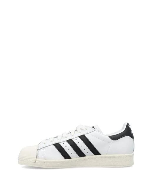 Adidas White Superstar 82 Low-Top Sneakers