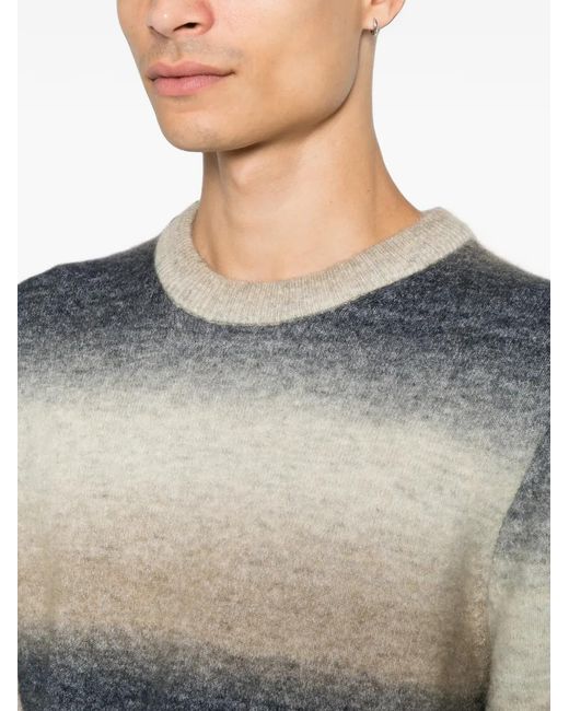Pull Rayé À Effet Dégradé Samsøe & Samsøe pour homme en coloris Gray