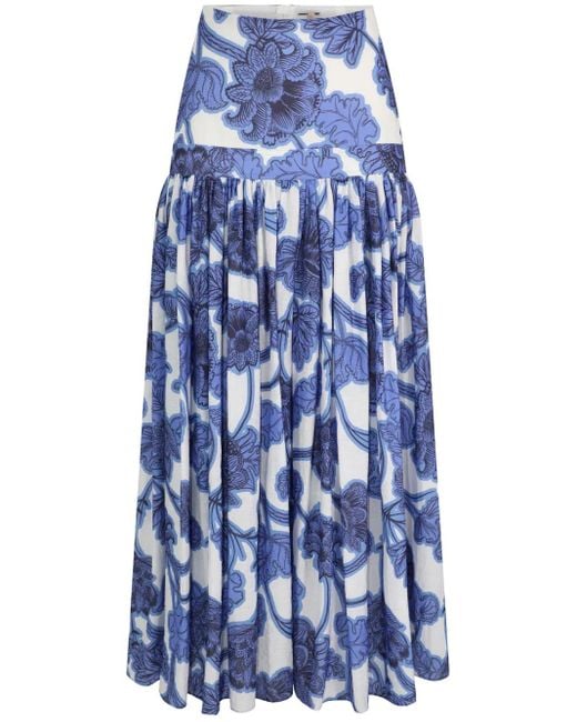 Alexis Napoli マキシスカート Blue