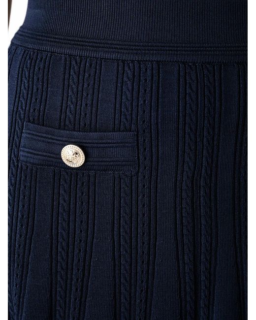 Guess Black Button-Detail Mini Skirt